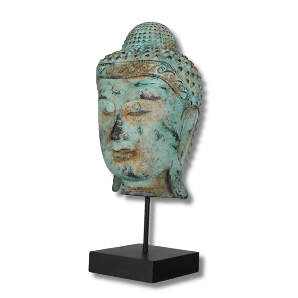 Angkor Wat Buddha Head on Base