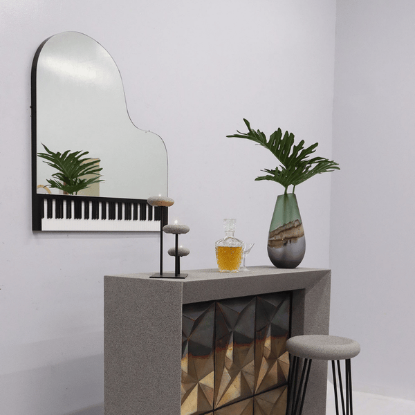 Baby Grand Piano Mirror