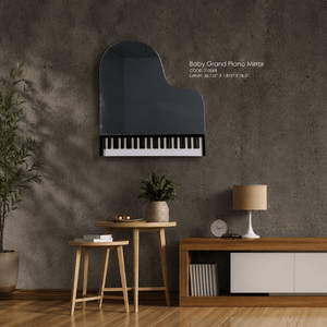 Baby Grand Piano Mirror