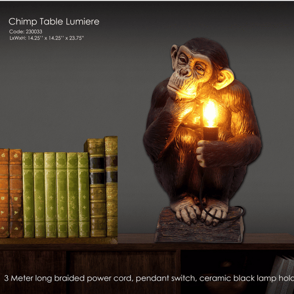 Chimp Table Lumiere