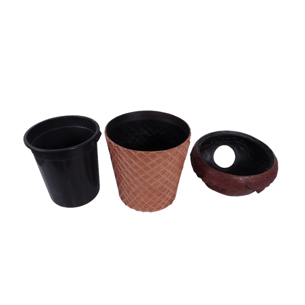 Ice Cream Cone Trash Can
