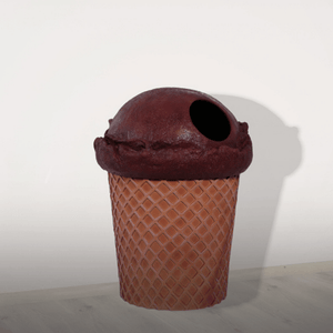 Ice Cream Cone Trash Can