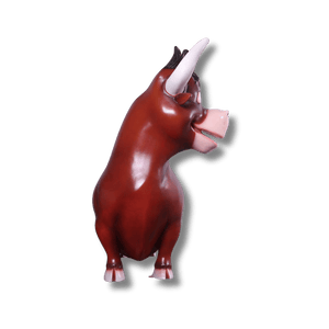 Comic Bull Animal Sculpture