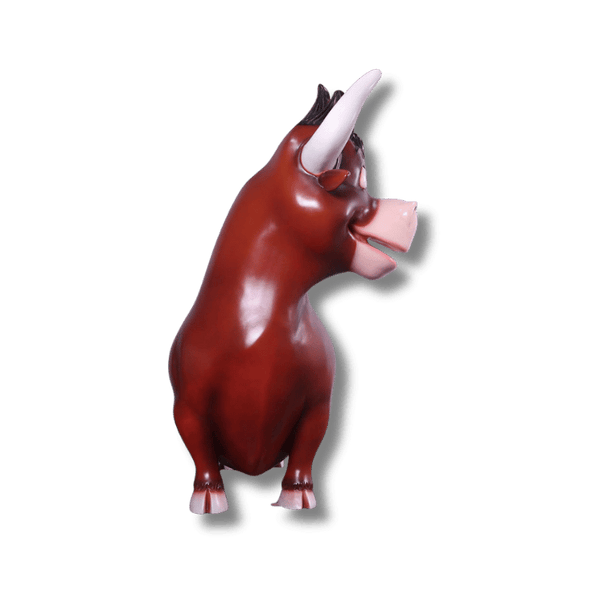 Comic Bull Animal Sculpture