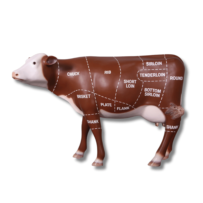 Cow 45 in H Animal Sculpture