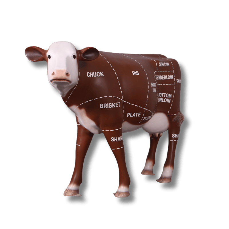 Cow 45 in H Animal Sculpture