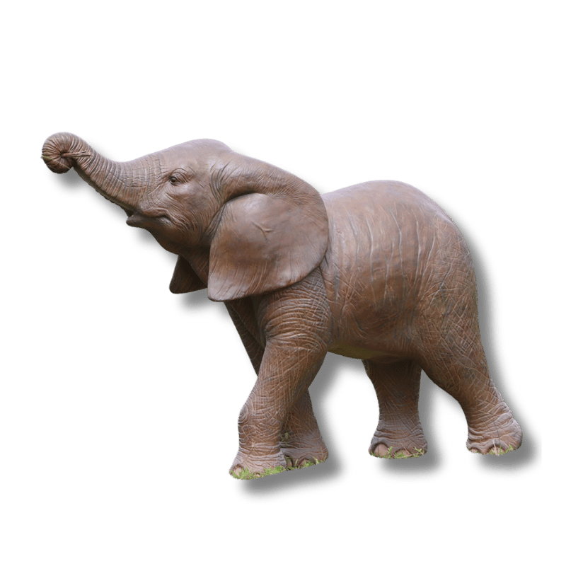Elephant Calf Animal Sculpture