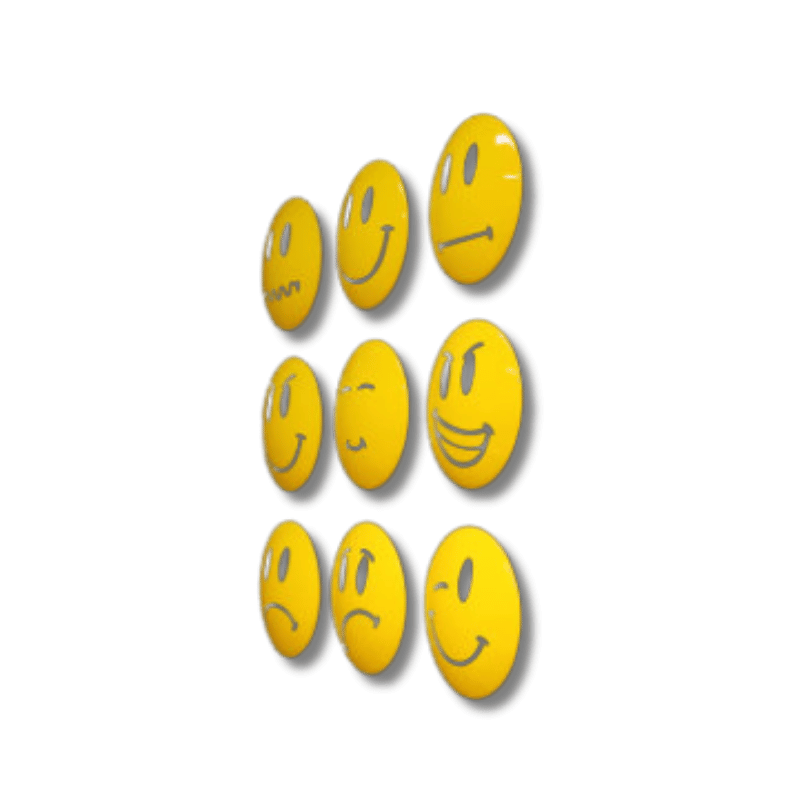 Emoji Faces Wall Decor