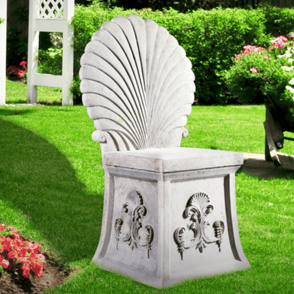 Emperor Shell Throne Stool