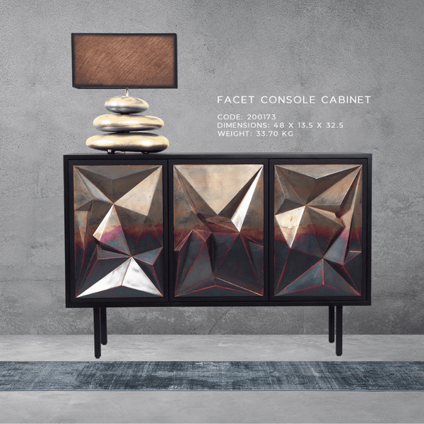 Facet Console Cabinet