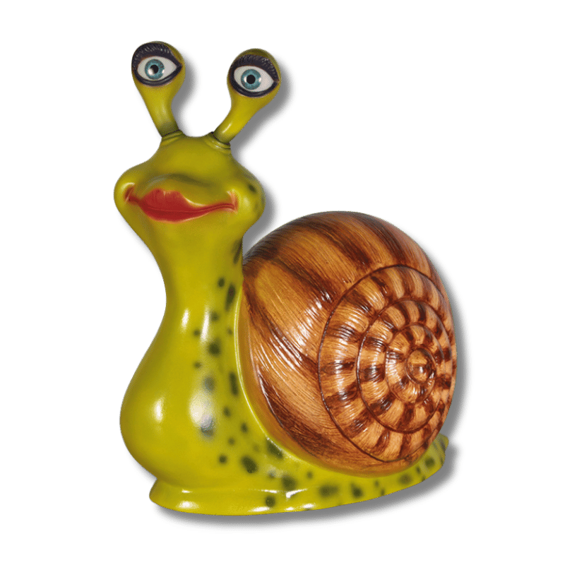 Female Snail Animal Sculpture