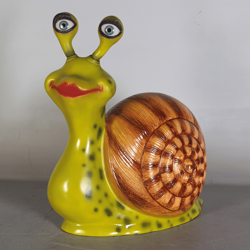 Female Snail Animal Sculpture
