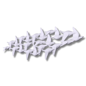 Flock of Birds Wall Art