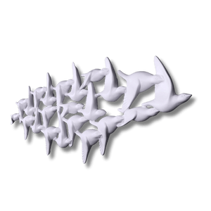 Flock of Birds Wall Art