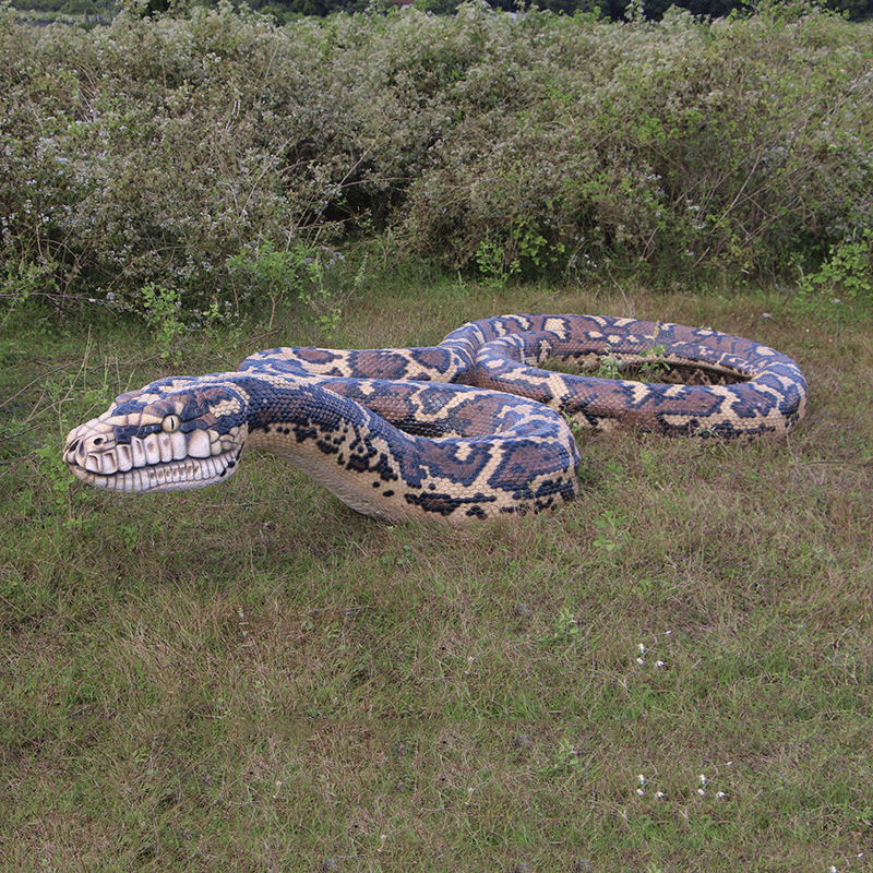 Giant 15M long Carpet Python Animal Sculpture