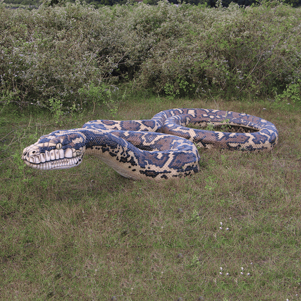 Giant 15M long Carpet Python Animal Sculpture