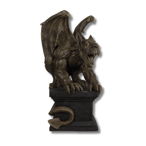 Giant Gargoyle Statue on Plinth