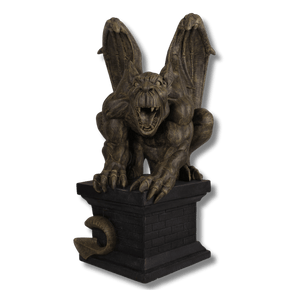Giant Gargoyle Statue on Plinth