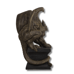 Giant Gargoyle Statue on Plinth