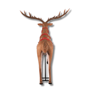 Giant Rearing Reindeer Seasonal Display