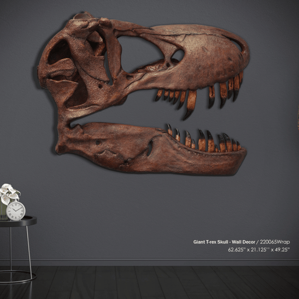 Giant T-rex Skull - Wall Decor