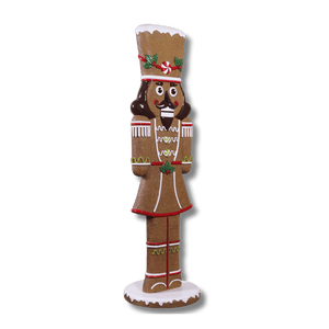 Gingerbread Nutcracker Seasonal Display