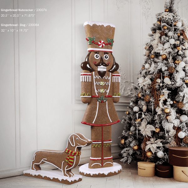 Gingerbread Nutcracker Seasonal Display