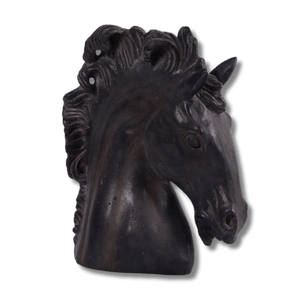 Horse Head Animal Bust Sculpture