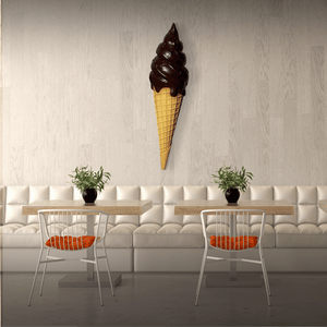 Hanging Ice Cream Twist 3 ft Wall Decor