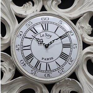 Interlacing Rose Wall Clock