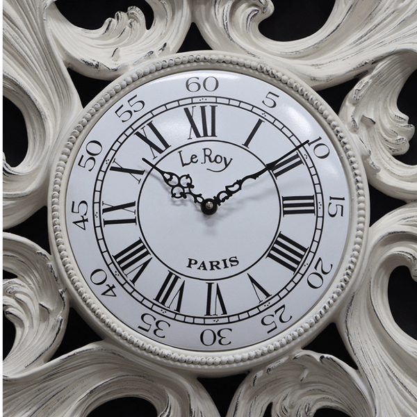Interlacing Rose Wall Clock