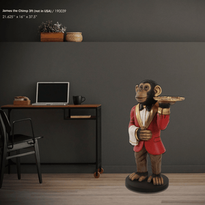 James the Chimp 3ft Animal Sculpture