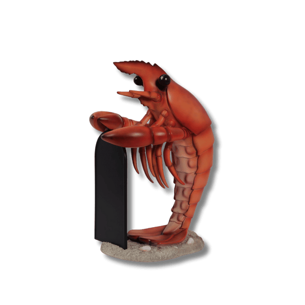 Lobster with Menu Board 3 ft Display