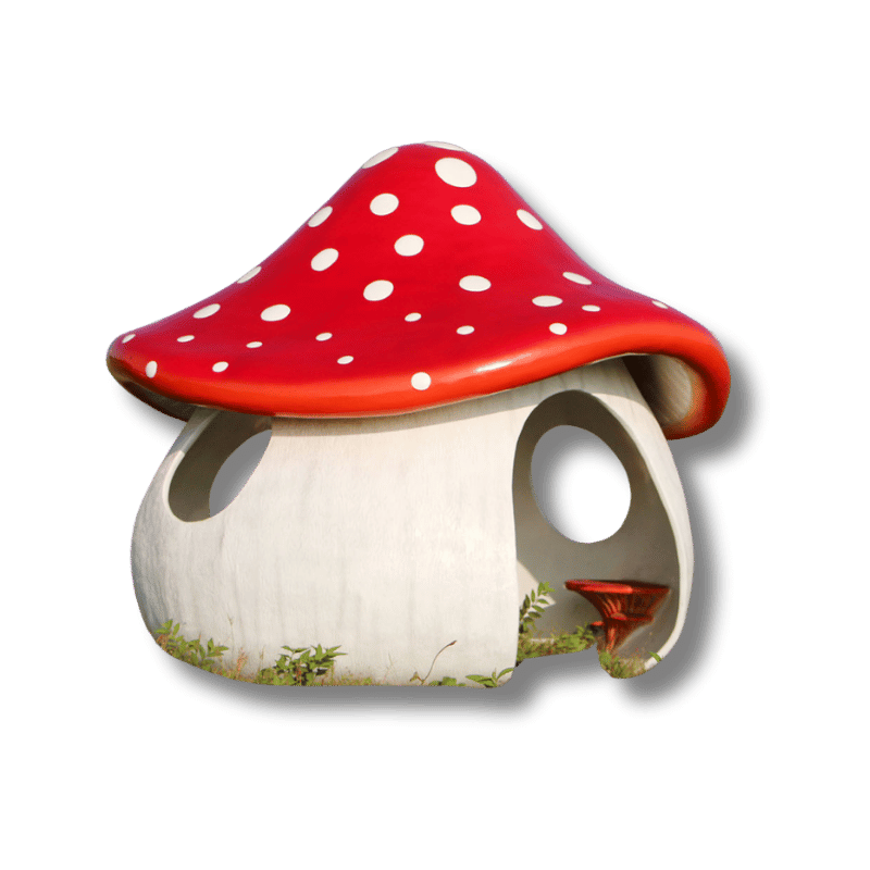 Magical Mushroom Playhouse Display