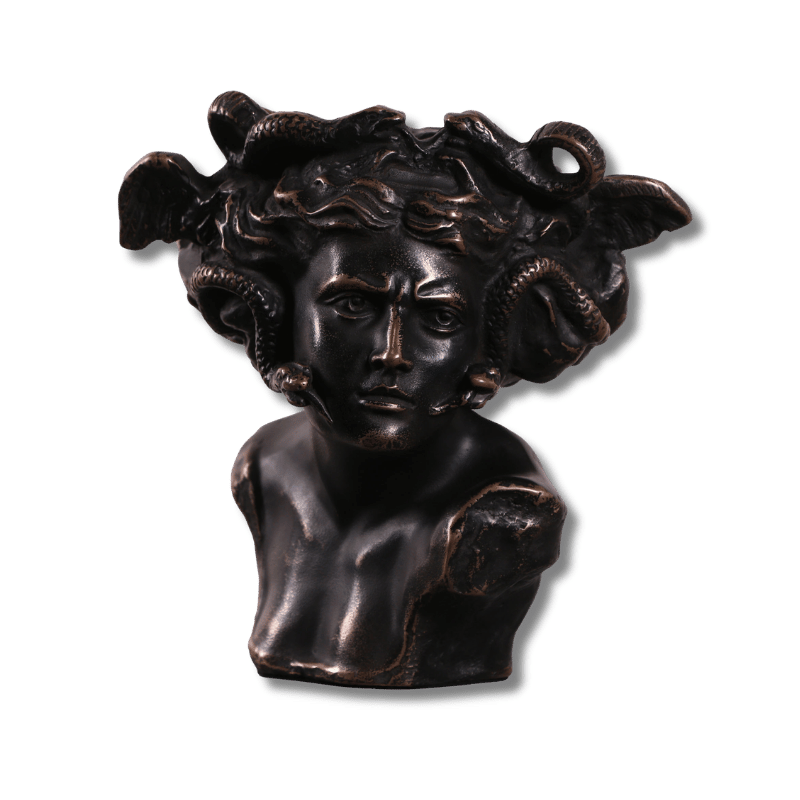 Medusa Head Decorative Statue