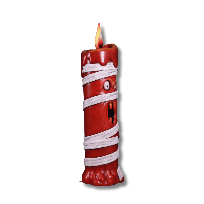 Mummy Candle 6ft Halloween Display