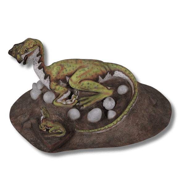 Oviraptor Nest Dinosaur Sculpture
