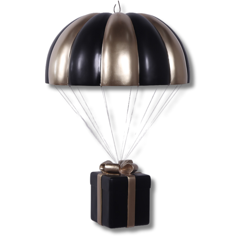 Parachute with Gifts Seasonal Display