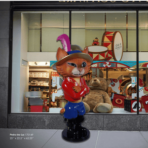 Pedro the Cat Animal Sculpture