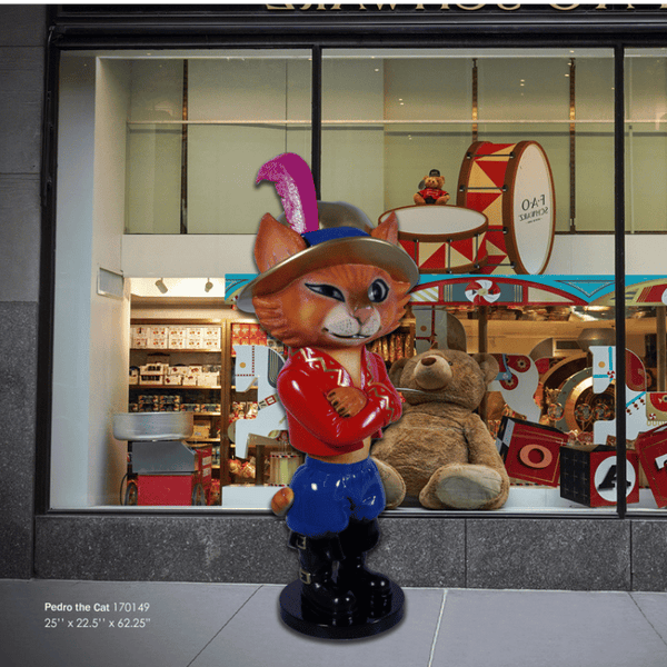 Pedro the Cat Animal Sculpture