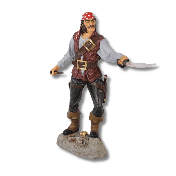 Pirate Cristobal Themed Sculpture