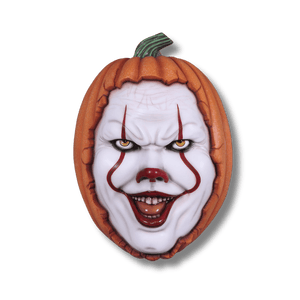 Scary Clown Pumpkin Halloween Display
