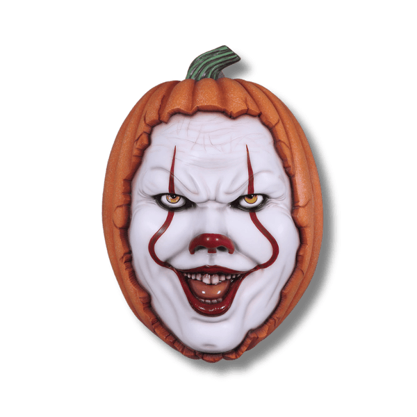 Scary Clown Pumpkin Halloween Display
