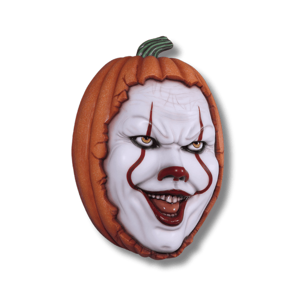 Scary Clown Pumpkin Halloween Display