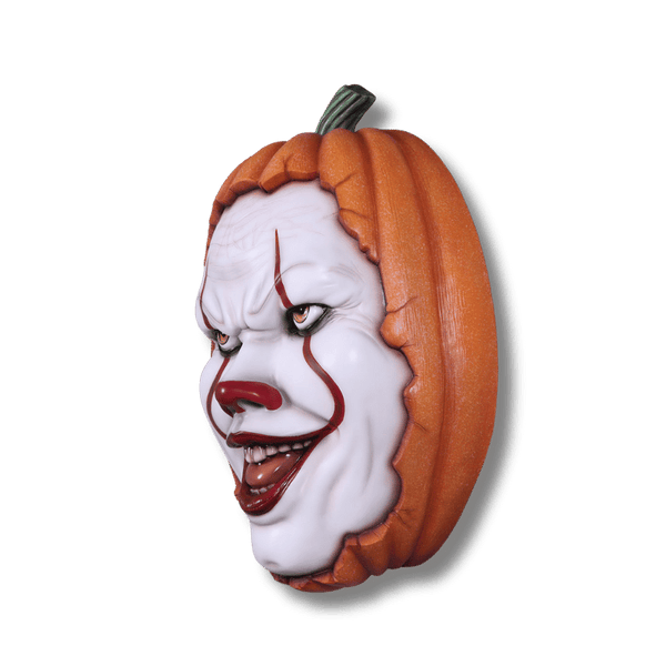 Scary Clown Pumpkin Halloween Display