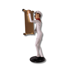 Skinny Chef with Menu 6 ft Display