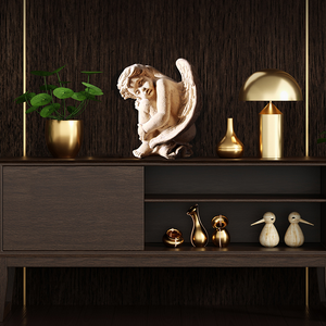 Sleeping Cherub Decorative Statue
