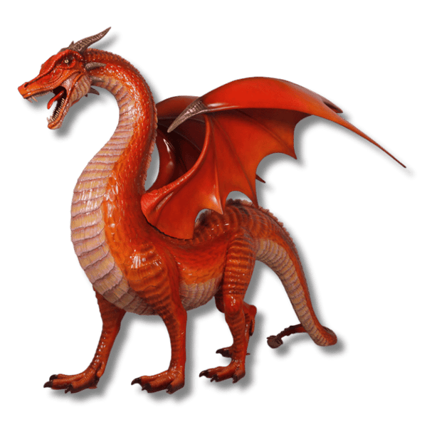 Standing Dragon Decorative Sculpture