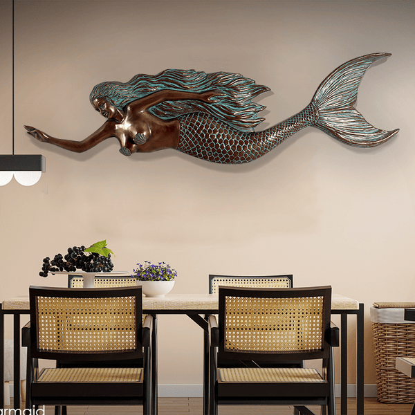 Swimming Mermaid Wall Decor