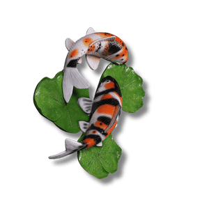 Yin Yang Koi Wall Art Collage